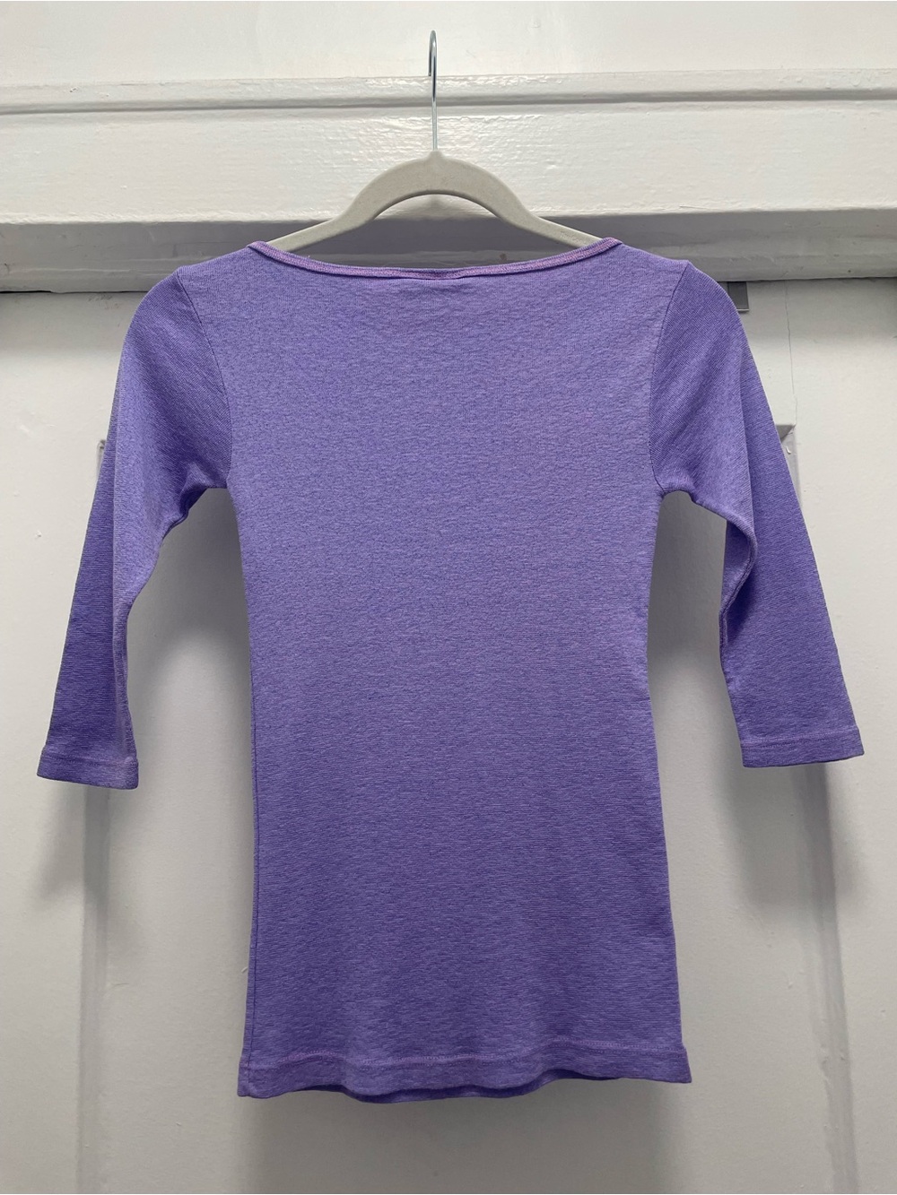 Michael Stars Lilac Crewneck Knit Tee - Picture 3 of 4